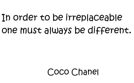 Accept who you are.