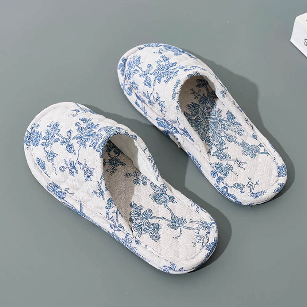 Classic paisley print Slippers Soft Bottom Anti-slip