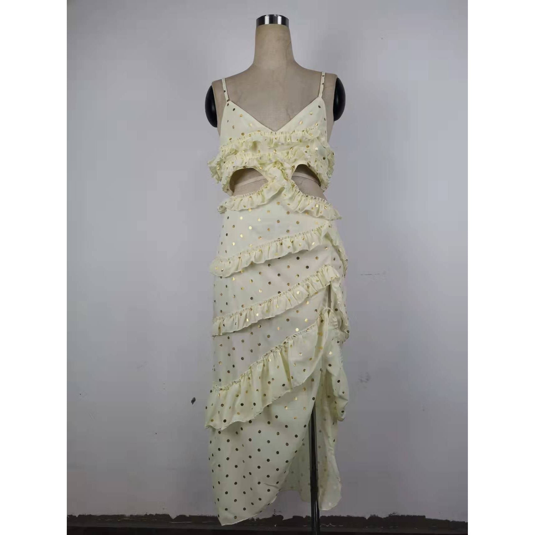 Dress Sequined Thailand Sanya Seaside Holiday Travel Beach Maxi Dress