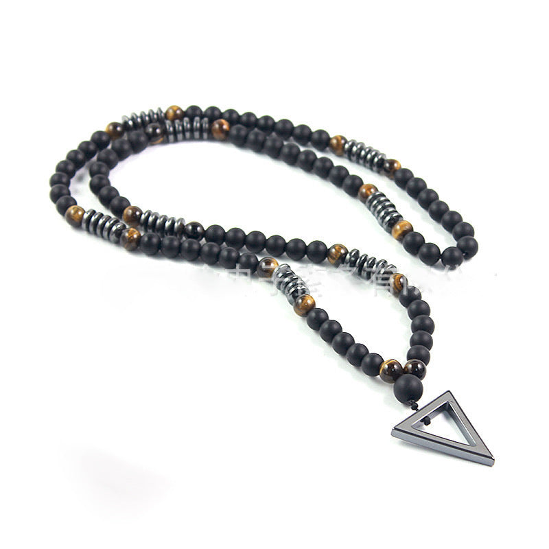 Men's Personality Simple Jewelry Tiger Eye Imitation Necklaces