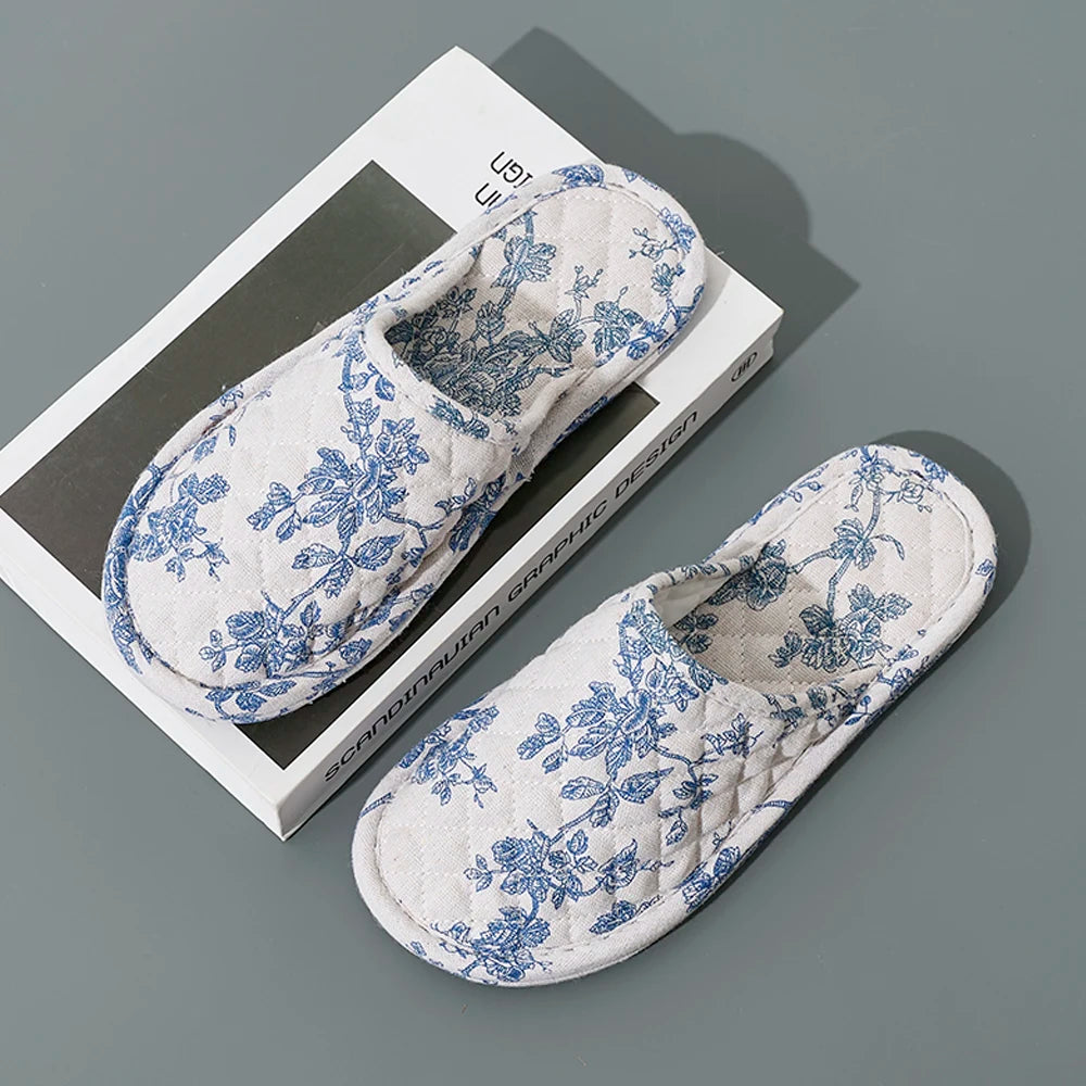 Classic paisley print Slippers Soft Bottom Anti-slip