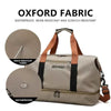 Nylon Duffel Bag for Travel – Large Capacity, Foldable, Shoe Compartment – Men & Women