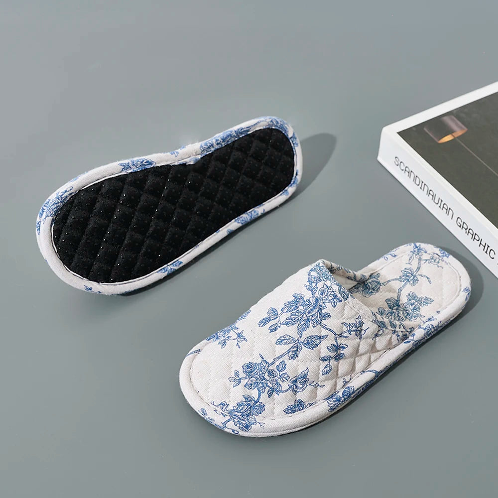 Classic paisley print Slippers Soft Bottom Anti-slip