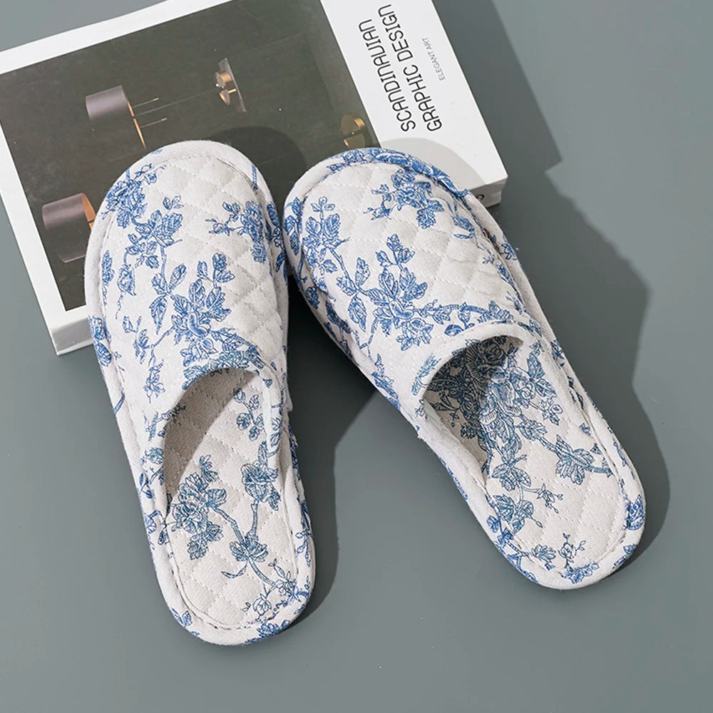 Classic paisley print Slippers Soft Bottom Anti-slip