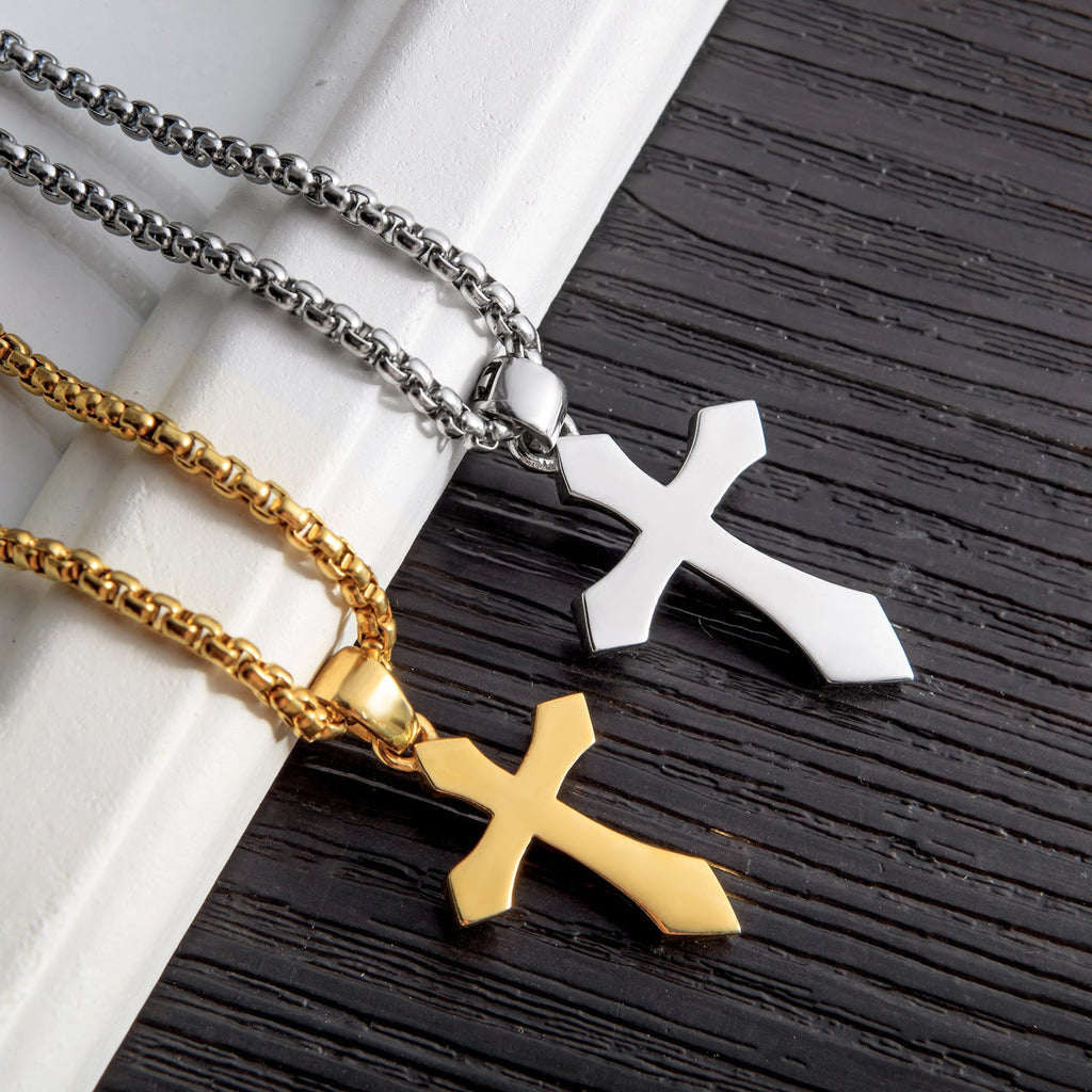 Men's Personalized Vintage Cross Jewelry Street Trendy Necklaces