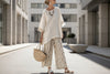 Women’s Beach Vacation Two Piece Set – Loose Summer Outfit