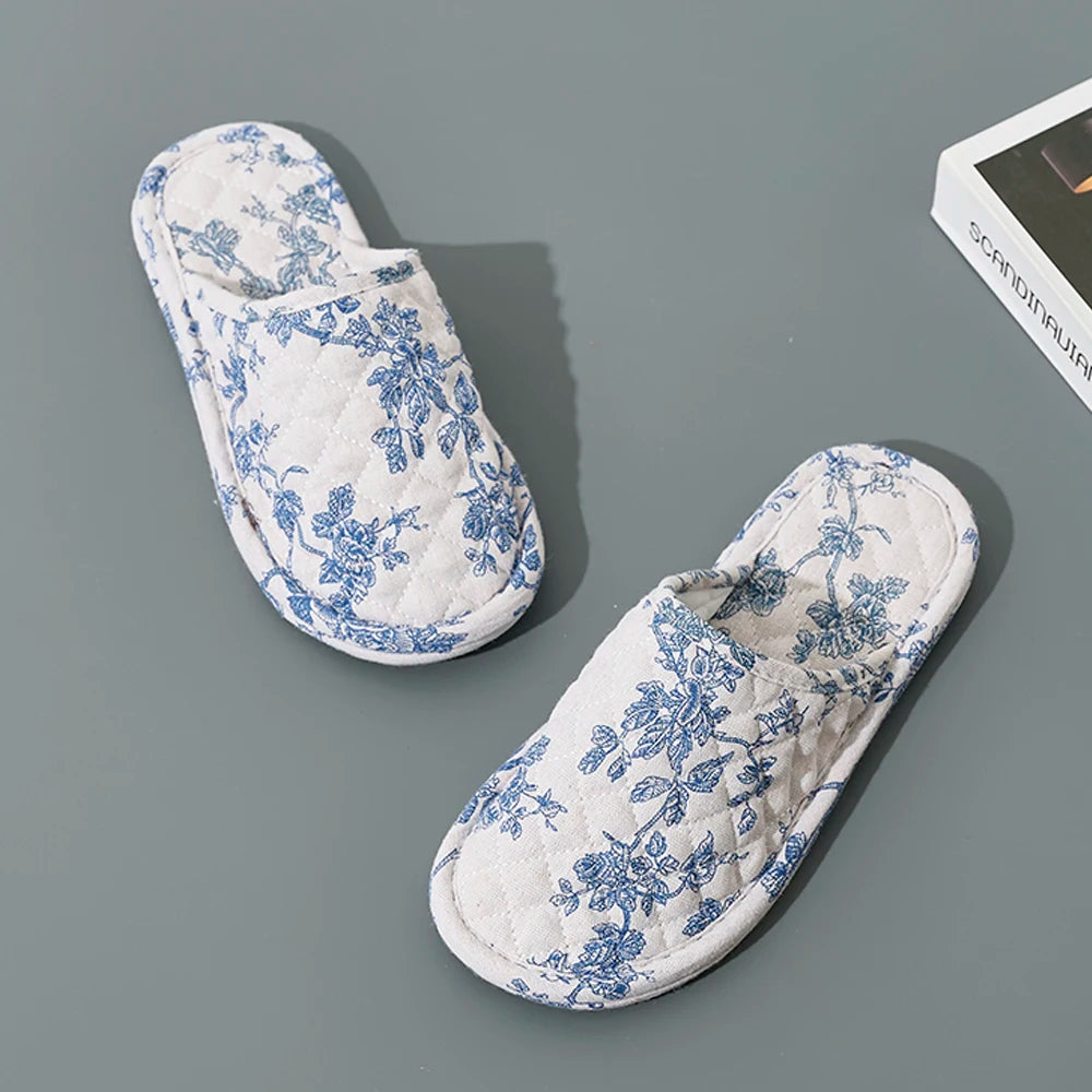 Classic paisley print Slippers Soft Bottom Anti-slip