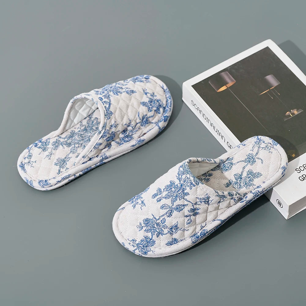 Classic paisley print Slippers Soft Bottom Anti-slip