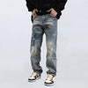 Men's Ripped Retro Loose Jeans