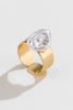 18K Gold Plated Adjustable Ring