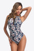 Floral Open Back One-Piece Swimsuit