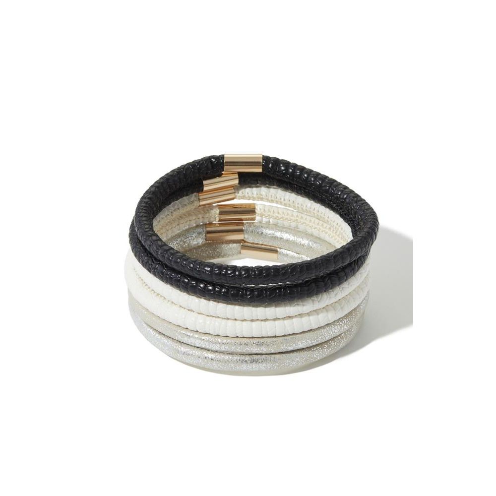 Multi Pu Bracelet Set(6pcs)