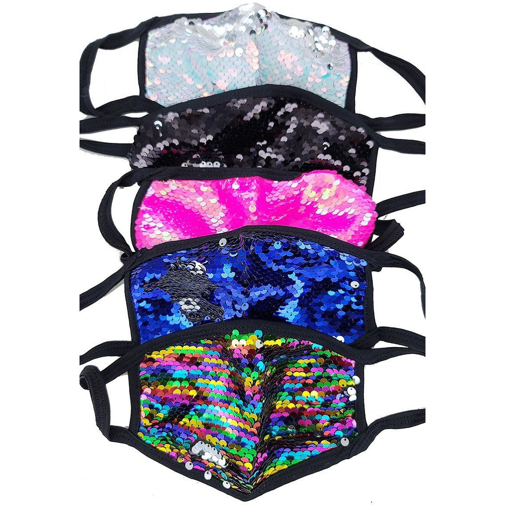Bold Sequin Fashion Mask