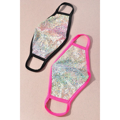Cotton Iridescent Fashion Mask