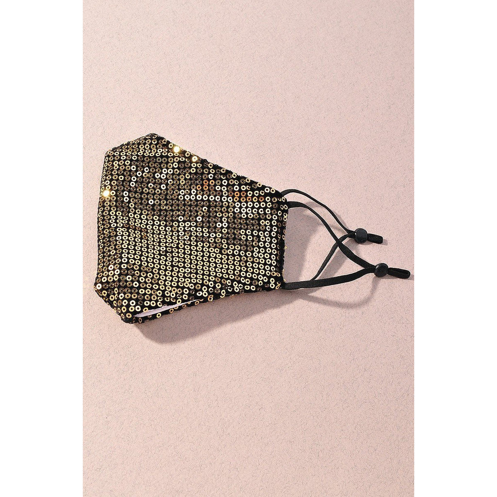 Flat Sequin Fashion Mask