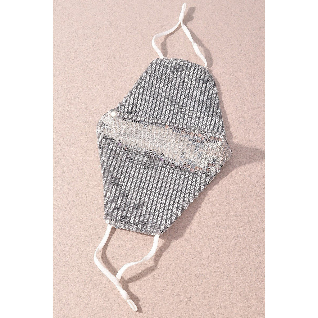 Flat Sequin Fashion Mask