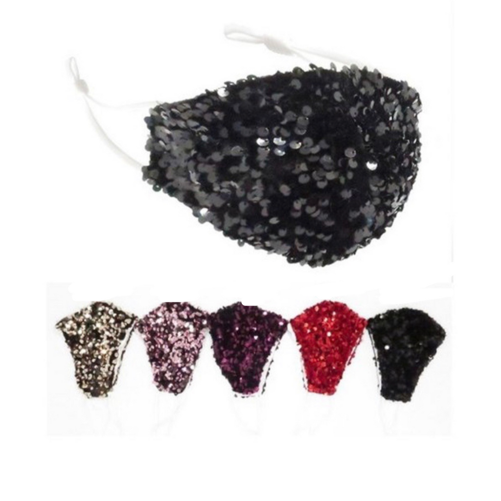 Sequin face mask