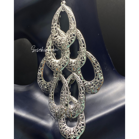 Lace teardrop Dangle Earrings