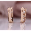 Mix Round Oval Natural Zircon Dangle Earring