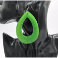 Drop Wood Earrings