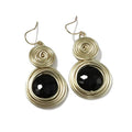 Wire Helical Dangle Earrings