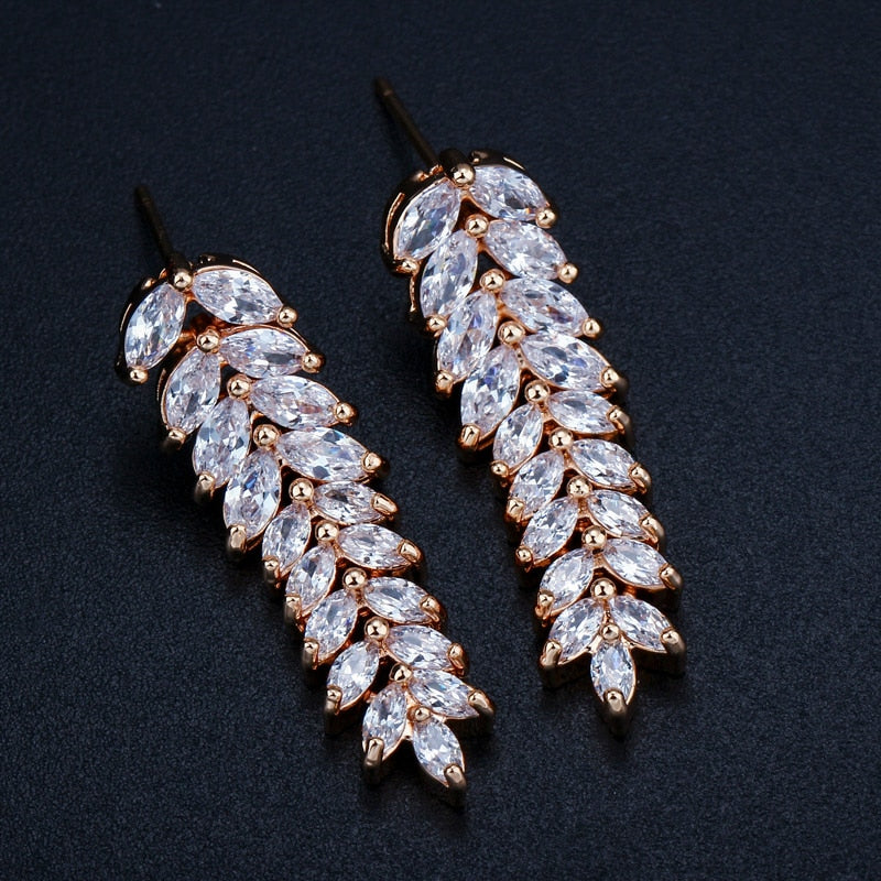 Leaf African Cubic Zirconia Pave T305