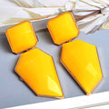 Clear And Pure Resin Drop Earrings