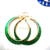 Colorful Bling Acrylic Studs Metal
