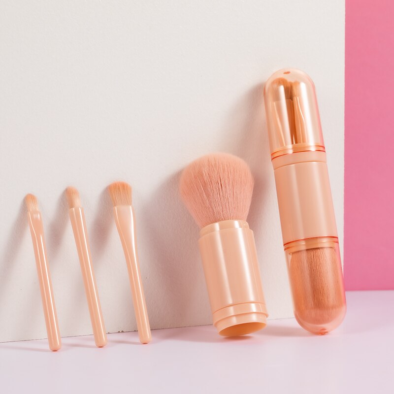 Portable Eye Shadow Lip Gloss Concealer Makeup Brushes