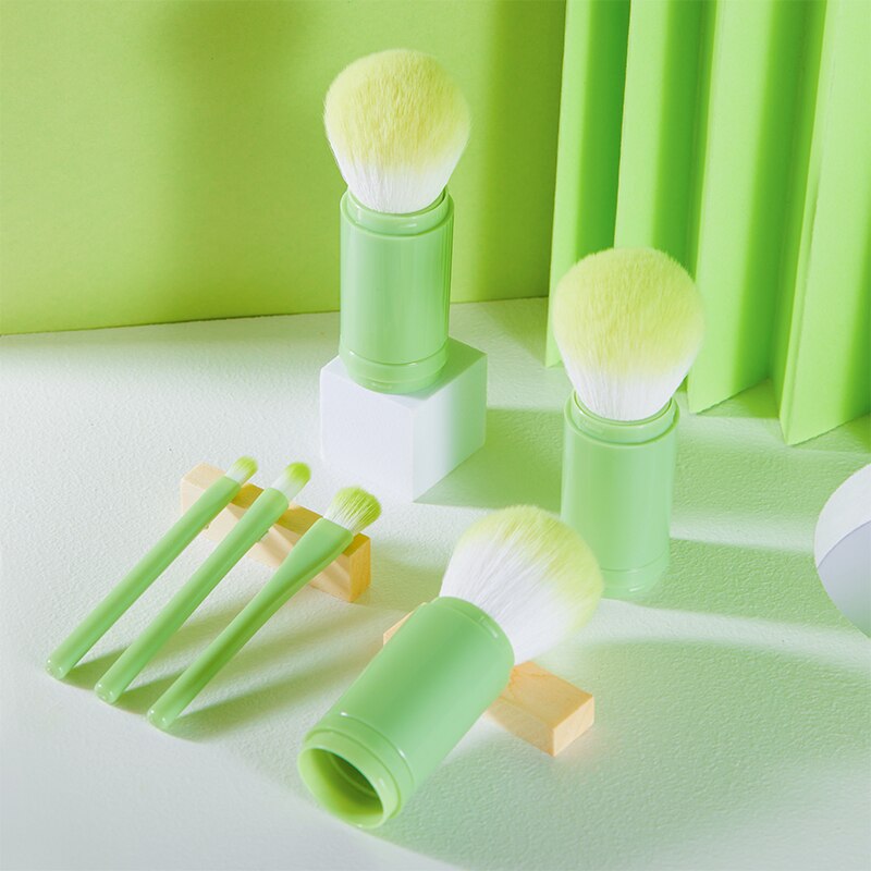Portable Eye Shadow Lip Gloss Concealer Makeup Brushes