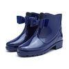 Women  Bow Fashion Rain Boots