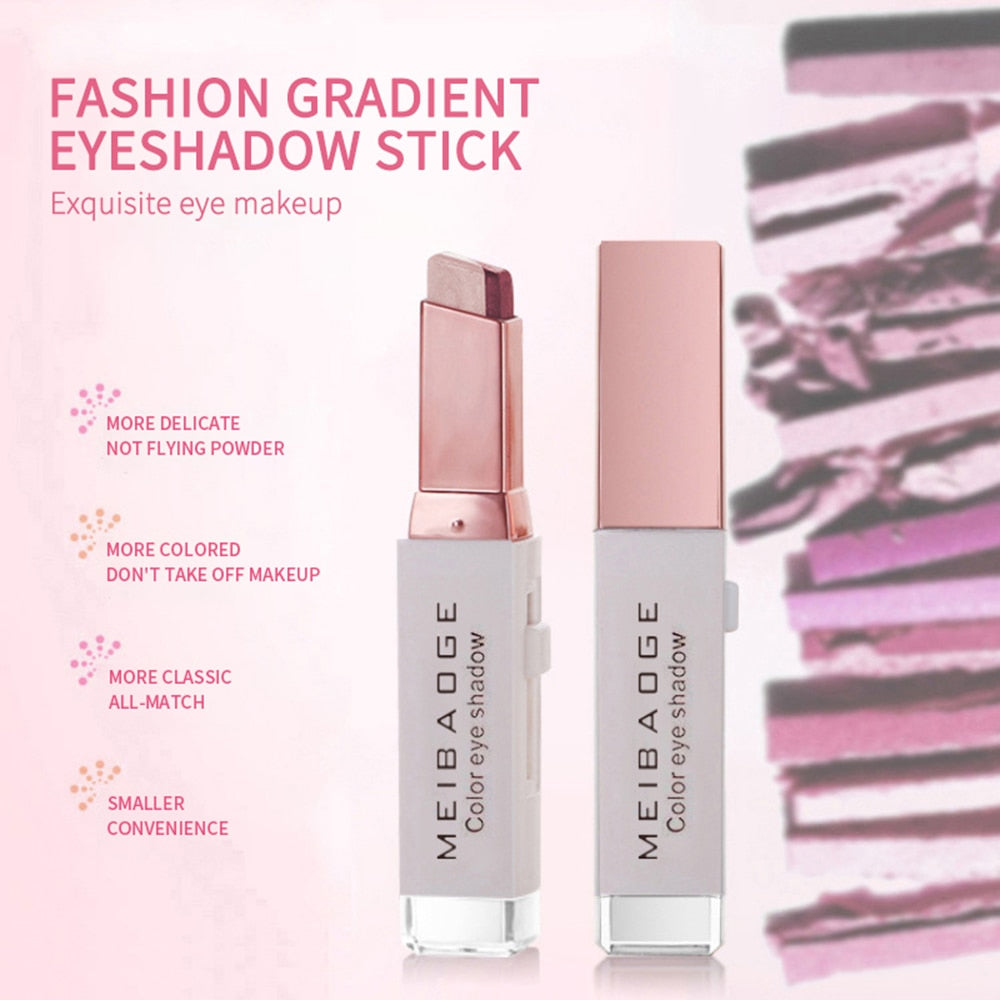 Professional 2 In 1 Double gradient  Metallic Eyeshadows