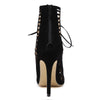 Gladiator Roman Cross-tied  Peep Toe High Heels
