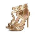 Gladiator open toe heels