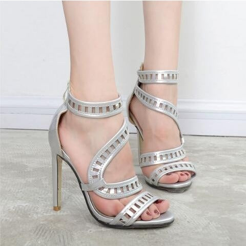 Gladiator open toe heels