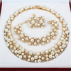 Imitation Pearl Gold-color collar Sets