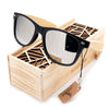 BOBO BIRD Men Summer Style Vintage Black Square Sunglasses