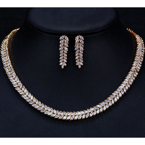 Leaf African Cubic Zirconia Pave T305