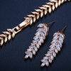 Leaf African Cubic Zirconia Pave T305