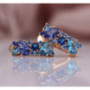 Mix Round Oval Natural Zircon Dangle Earring
