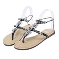 Rhinestones Chains  Crystal Thong Gladiator sandals