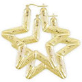 Medium Star  Bamboo Earring